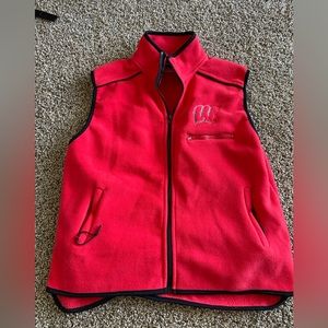Wisconsin Badgers fleece vest